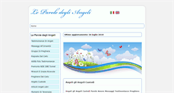 Desktop Screenshot of leparoledegliangeli.com