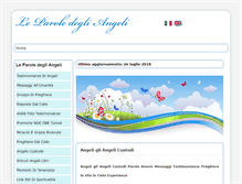 Tablet Screenshot of leparoledegliangeli.com